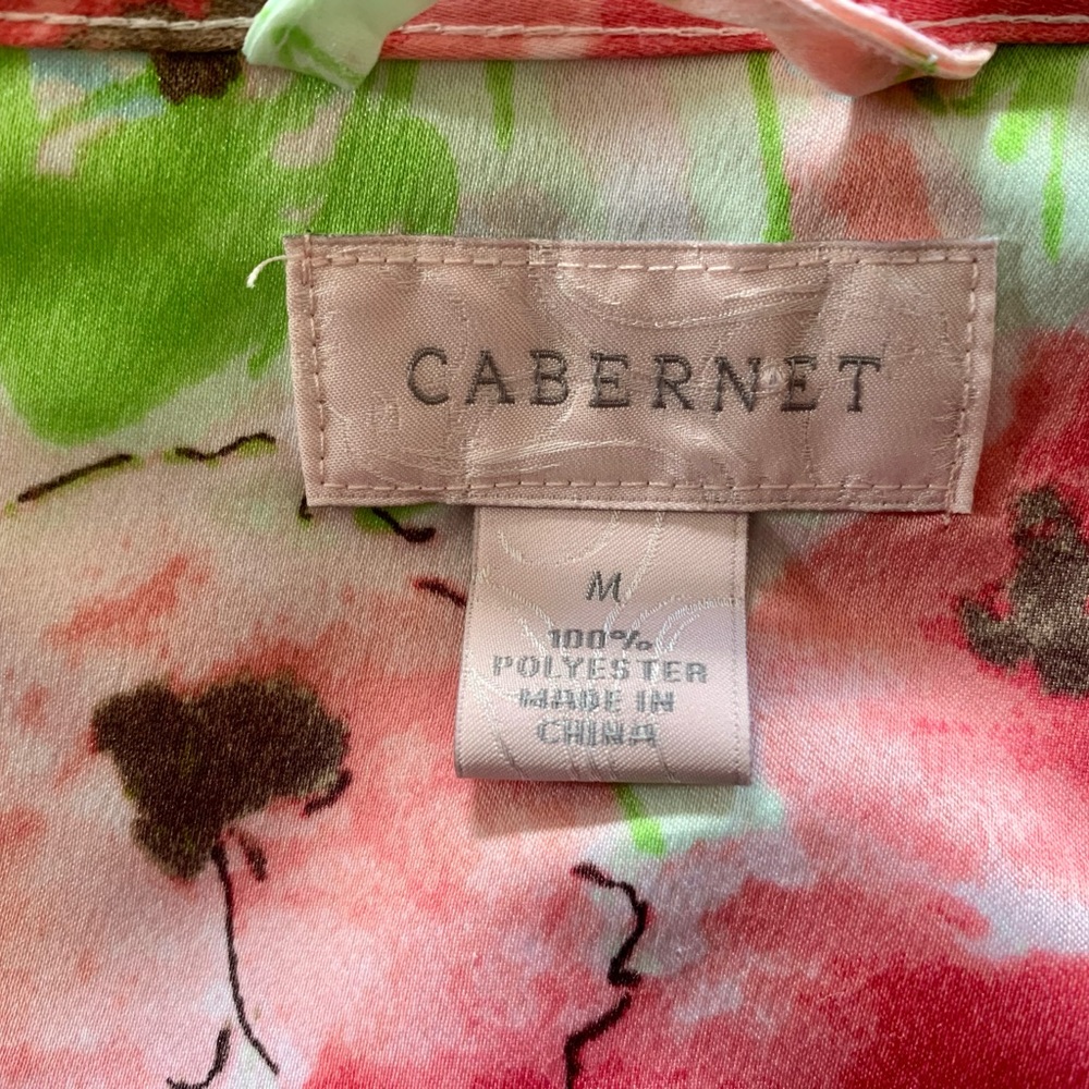 Cabernet Floral Robe - Picture 4 of 5